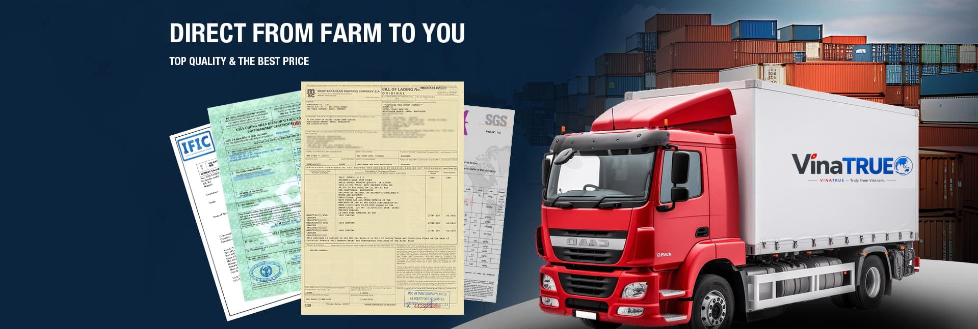 VinaTrue — Direct from farm to you. Top quality & the best price.